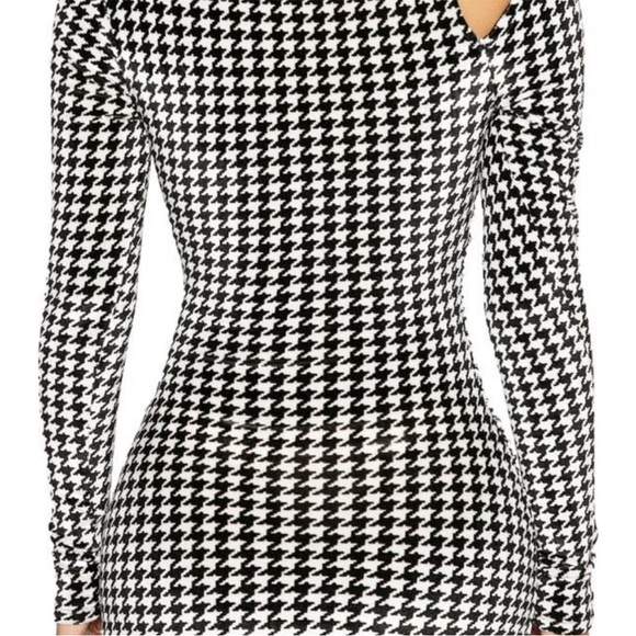 Houndstooth Naked Wardrobe Dress - Picture 5 of 6